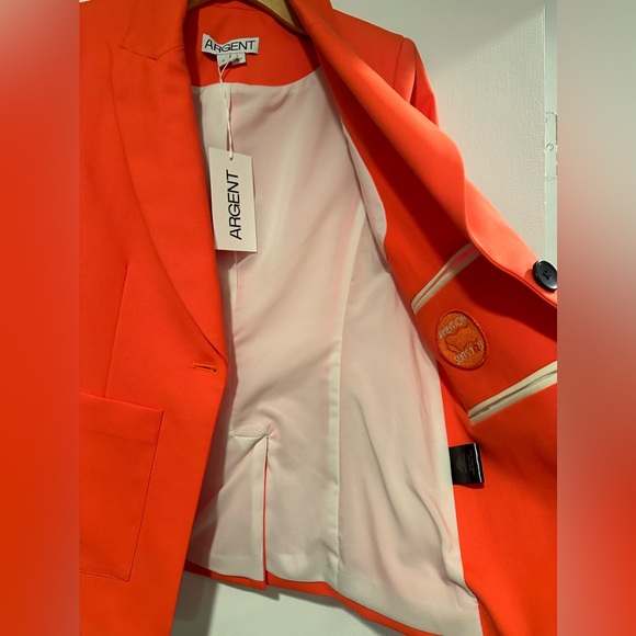 NWT; ARGENT Patch Pocket Blazer
in Wool Twill 🍓 - Picture 6 of 13